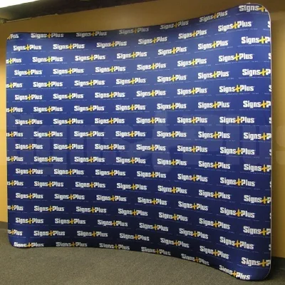 10ft 8ft Backdrop Aluminum Easy Tube Tension Fabric Booth Banner Display