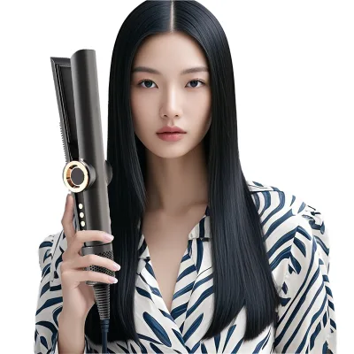 Hair Straightener Brush Straightens Hair Effectively With Electric Steam Hair Straightener Flat Iron