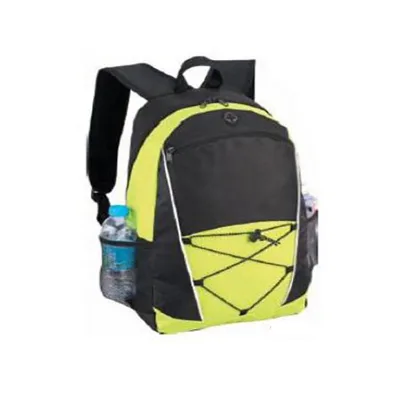 Hot Sale Customized Sporting Pocket Women Backpack with Elastic Rope