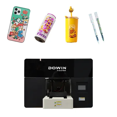 Small Handheld Inkjet Printer with XP600 for Phone Case Metal Egg Leather Printing