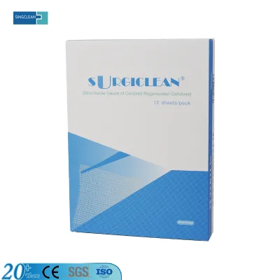 Wholesale Supply OEM/ODM CE Certificated Surgiclean Absorbable Hemostatic Blood Control Gauze for Surgical Hemostasis Use
