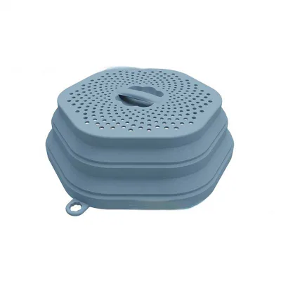 Home Essential Kitchen New Release Lid Oven Silicone Collapsible Splatter Plate Food Dust Microwave Cover