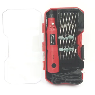 KMD516-P24B 3.6V Lithium Mini Drill Grinder Kit Rotary Tool for Cutting Engraving Sanding Polishing Usb Wire Power Tool Set