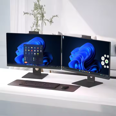 All-in-One Computer 21.5/23.8" Core I5 16G 512GB SSD I3 I5 I7 Processor Office Design AIO Desktop PC for Home Use