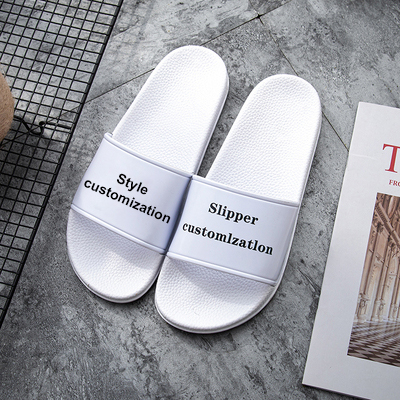 Customized Logo Summer Slippers Popular Indoor Slippers Home Bathroom Slides Sandals Custom Night slippers with logo