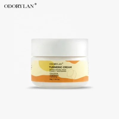 Private Label Whitening Lightening Hydrating Cream Herbal Turmeric Face Cream Turmeric Cream Face Skin Care Product