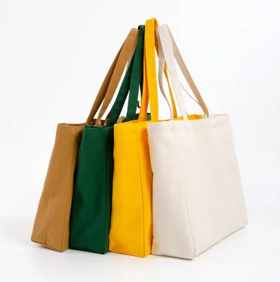Best Selling Multicolour Cotton Shopping Canvas Bag Promotional Backpack With Fabric