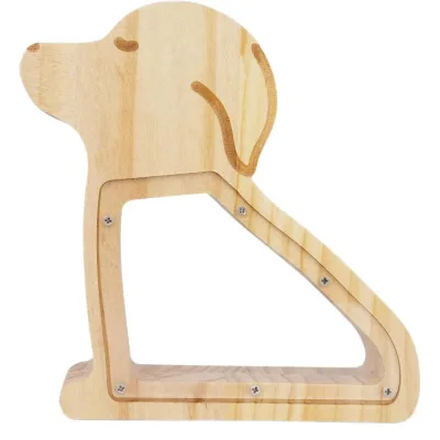 High Quality Wooden Dog Piggy Bank Children's Box Pattern Animal Piggy Bank New & Exclusive Dinosaur Piggy Bank for Child Gifts