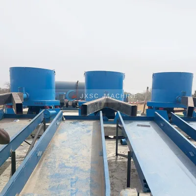5-10TPH Mini Alluvial Gold Separator Process Plant Panning Rubber Matting Sluice Box