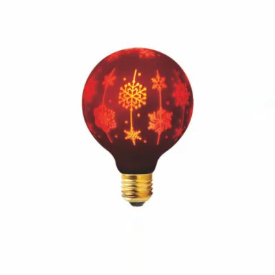 New Edison Color Art Bulb G95 E27 B22 3w Laser Led Bulb