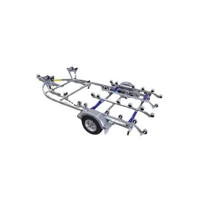 Galvanized Boat Trailer Balloon Wheels 5m Boat Trailer