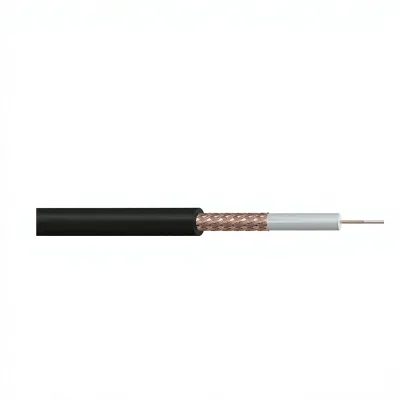 RG218 RF Coaxial Cable 50 Ohm Solid Copper PVC/PE Dielectric Low Loss 1m for Ham Radio Communication System