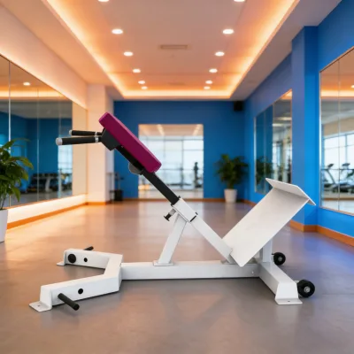Adjustable Safety Steel & Metal Hyper Extension 45 Degree Back Extension Bench Gym Machine