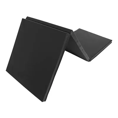 Folding Exercise Mat with Carrying Handles Gymnastics Balance Mat