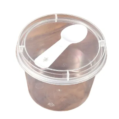 Starlight Mini Single Wall PP Plastic Sauce Container Lids Disposable 200mL Portion Cups Seasonings Condiments Custom Logo