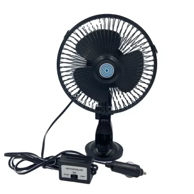 Newest Hot Selling Air Cooling Car Fan With Powerful Suction Cup Cigarette Light Car Cooling Fan