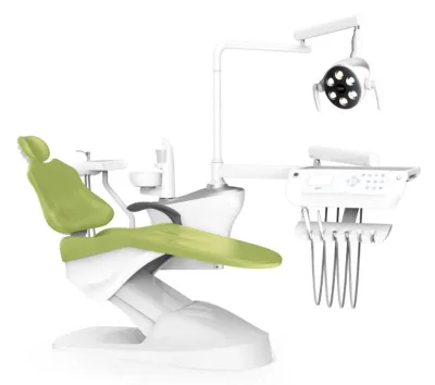 Amain R5 Dental Chair Unit 90° Rotatable Mobile Cart Optional Strong Weak Suction Low Position Ergonomic for Clinic Hospital