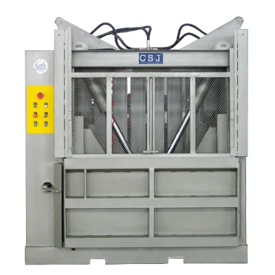 Crossed Cylinder Vertical Balers for Carton, Cardboard, and Plastic