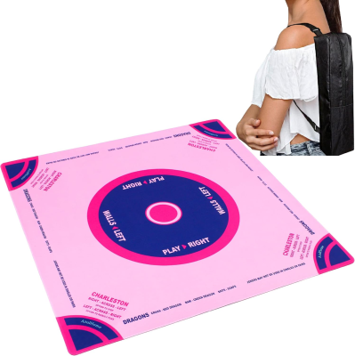 Customized Logo Colorful Water Proof Rubber Mahjong Mat Printing Gamenight Mahjong Mats