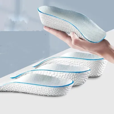 1.5/2.5/3.5 cm Increase Insoles EVA Material Lightweight Shock- Breathable Soft Elastic Lifting Pads Baby Unisex Shoes