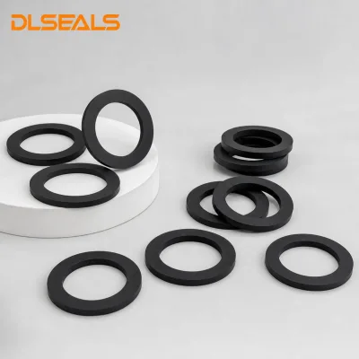 NBR and EPDM Rubber Flat Gasket Oil and High-Temperature Resistant Sealing O Ring for Mechanical Applications Customizable
