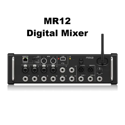2024 MR12 for Android Tablets Professional Audio for Live Recording Mixer Digital Studio Console Mixer
