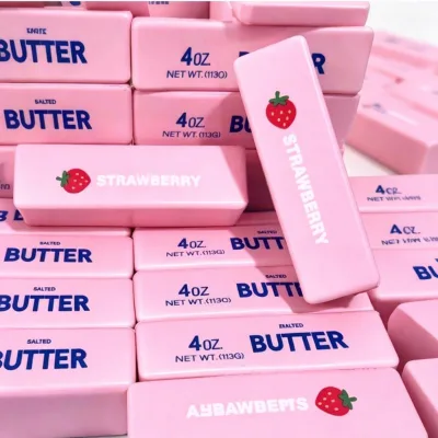 Super Soft PU Butter Stick Squishy Slow-Rebound Squeeze Toy Finger-Sucking Stress-Relief Toy