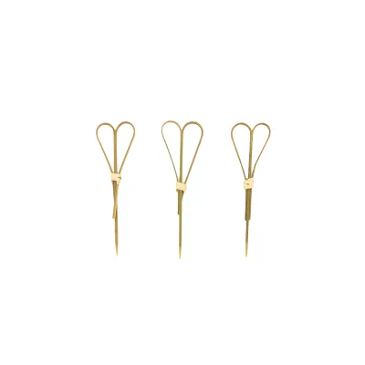 Biodegradable Natural Bamboo Disposable Bamboo Knot String Party Picnic Bamboo Knot bunch