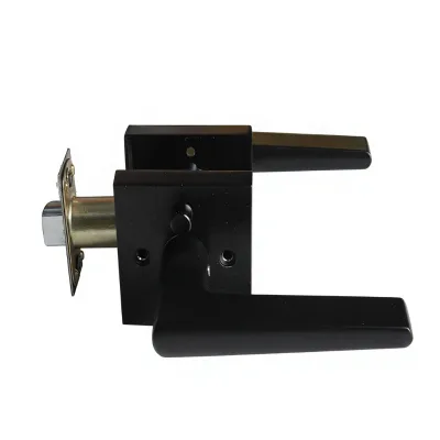 Heavy Duty Zinc Plated Keyless Door Handle for Privacy/Closet Use Durable & Easy Installation 60-70mm