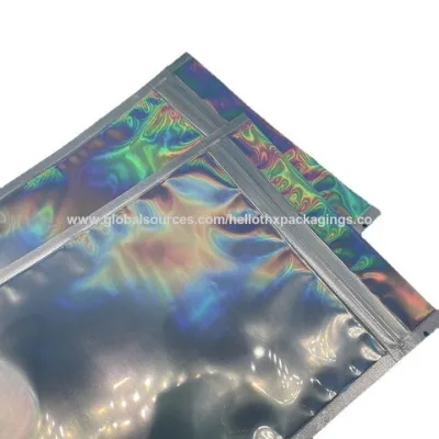 Custom size custom LOGO recyclable stand up mylar bag with resealable zipper