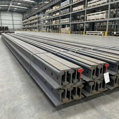 High Toughness Carbon Steel Rail U71Mn Railway Rail for Mine Tunnel Train Heavy Load Transportation
