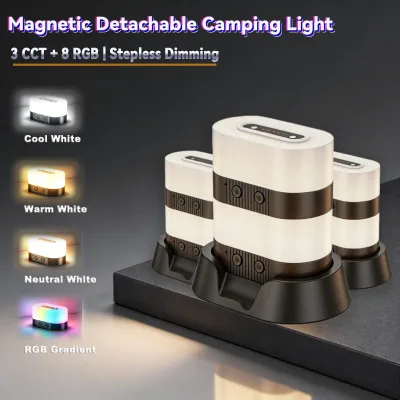 Outdoor Camping Ambience Light, Stepless Dimming, Long Battery Life, Tent Light, Power Outage Emergency Light, Night Market