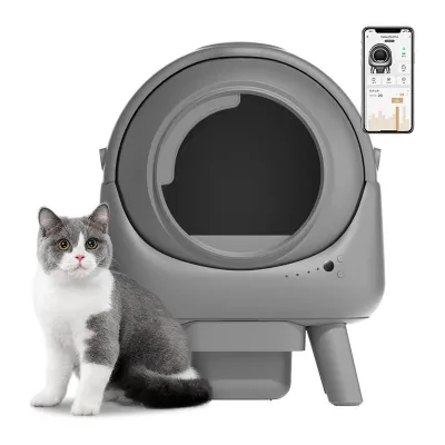 Wholesale Hot Durable Design Automatic Cat Litter Box with APP Intelligent Control Easy to Disassemble and Wash