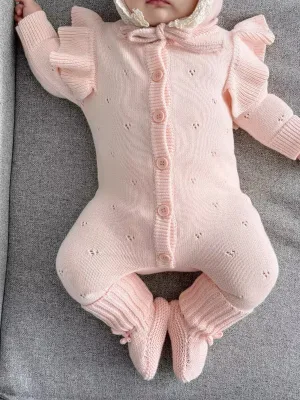Direct Factory Sale Customizable 100% Cotton Romper Warm Infant Toddler Onesie for Baby Girls Small MOQ