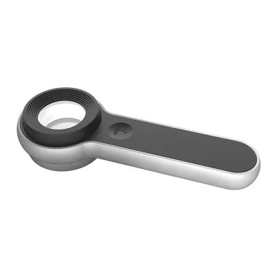 Professional-grade 10x Portable Handheld Magnifying Glass with Light , an Essential Item for Outdoor Exploration