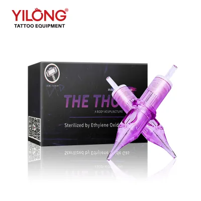 Yilong Professional Disposable Tattoo Cartridge Needles 316L Stainless Steel for Rotary Pen 10Pcs