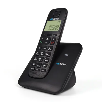Expandable DECT Cordless Phone with 3-Line LCD Caller ID Intercom Conference Call and Multi-Handset Support