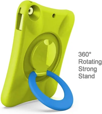 Heavy Duty Rugged EVA Tablet Shell Case 3D Design With Stand  and Pencil Holder Protective Cover for iPad Case