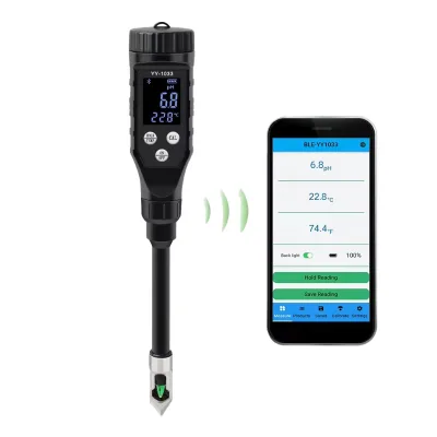Soil Ph Meter YY1033 Temperature Moisture Sunlight Soil Ph Meter for Plant Garden