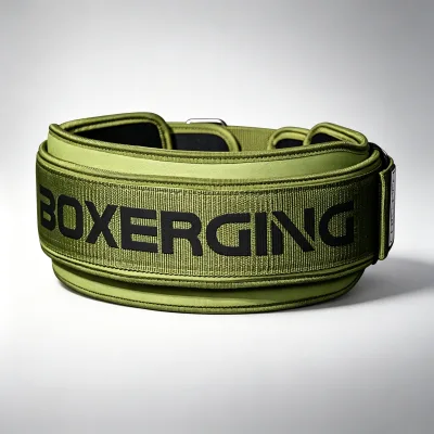BOXERGING Fitness Waist Belt Squat Deadlift Lumbar Support Adult Professional Powerlifting Weight Training