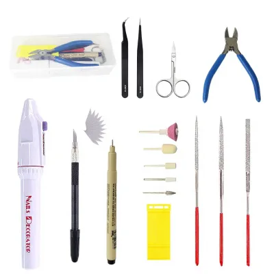 3D Printer Accessories Filament Model M081 Cleaning Tool Set Model Trimming DIY Kit Plastic Components Toolbox