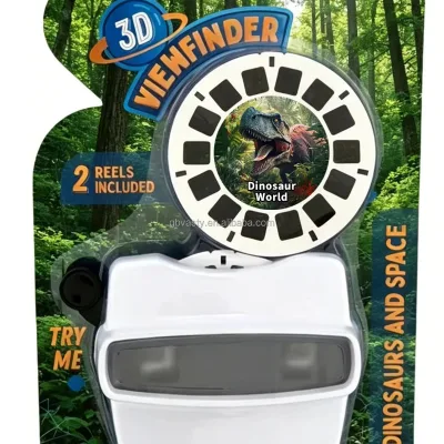 Viewfinder with Photo Reel 3D Image Camera Sliding Disc Photo View Photo Viewfinder with Custom Cardboard Reel