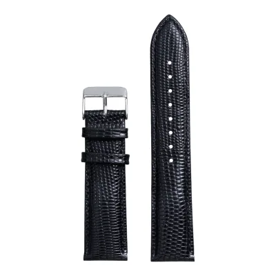 Luxury Genuine Leather Watch Strap Parts Quick Release Watch Band 20/22mm Lizard Skin Texture Wrist Bracelet for Universal Watch