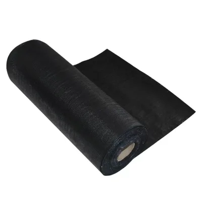 Non-Woven Industrial Geotextile Fabric Black Road Construction Cover Garden Greening Weed Control Anti-Aging Eco-Friendly