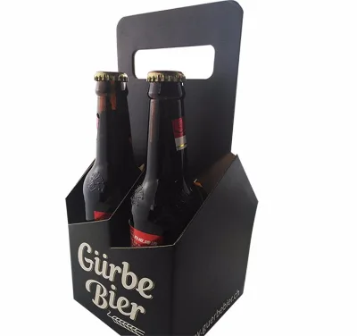 Wholesale Custom Pack Beer Cartons Custom Beer Six Pack Holder 4 Pack Beer Carrier Beer Holder 6 Pack
