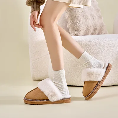 Winter Women's Plush Furry Home for Non-Slip Anti-Slip Warmth Heightening