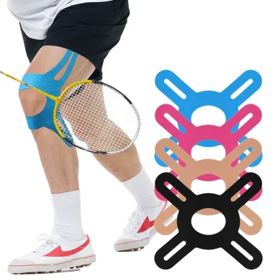 Bulk Knee Support Tape Precut Elastic Kinesiology Tape Patch for Running Basketball Football
