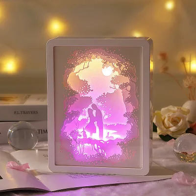 3D  Paper Carving Lamps  for Personal Lighting Gifts and Decoration at Home