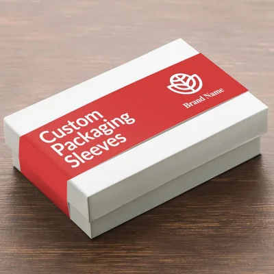 Full Color Gift Box Mailer Box Packaging Sleeve for Small Business/Supermarket/Mall Belly Band Packaging Paper Sleeve