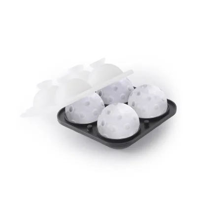 2025 New Large Silicone Ice Ball Mold Whiskey Frozen Spherical Pickleball Ice Cube Film Tool New Product Category